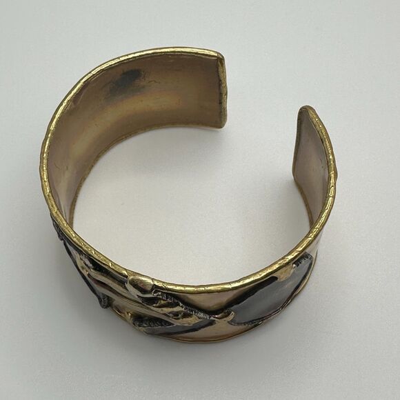 Creative Copper Handmade Copper Bangle Bracelet Artisan Abstract - Picture 2 of 6